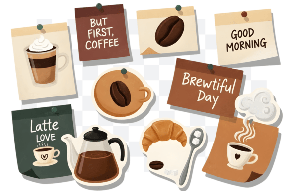 Download Coffee Latte Sticky Notes PNG Clipart - Sticky notes png Collection