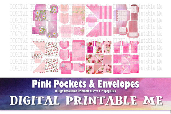 Download Pink Pockets Envelopes, Vintage Ephemera - Ephemera Collection