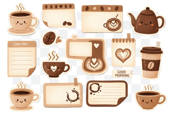 Download Coffee Latte Sticky Notes PNG Clipart - Sticky notes png Collection