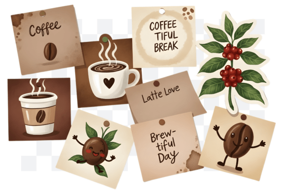 Download Coffee Latte Sticky Notes PNG Clipart - Sticky notes png Collection