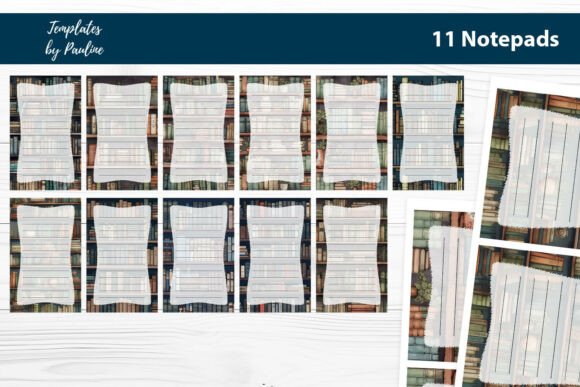 Download Book Nerd Printable Notepad Bundle - Printable notepad Collection